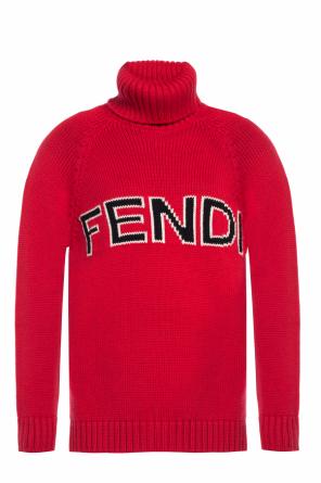 Logo-embroidered turtleneck, zdjęcie 1 Logo-embroidered turtleneck od Fendi
